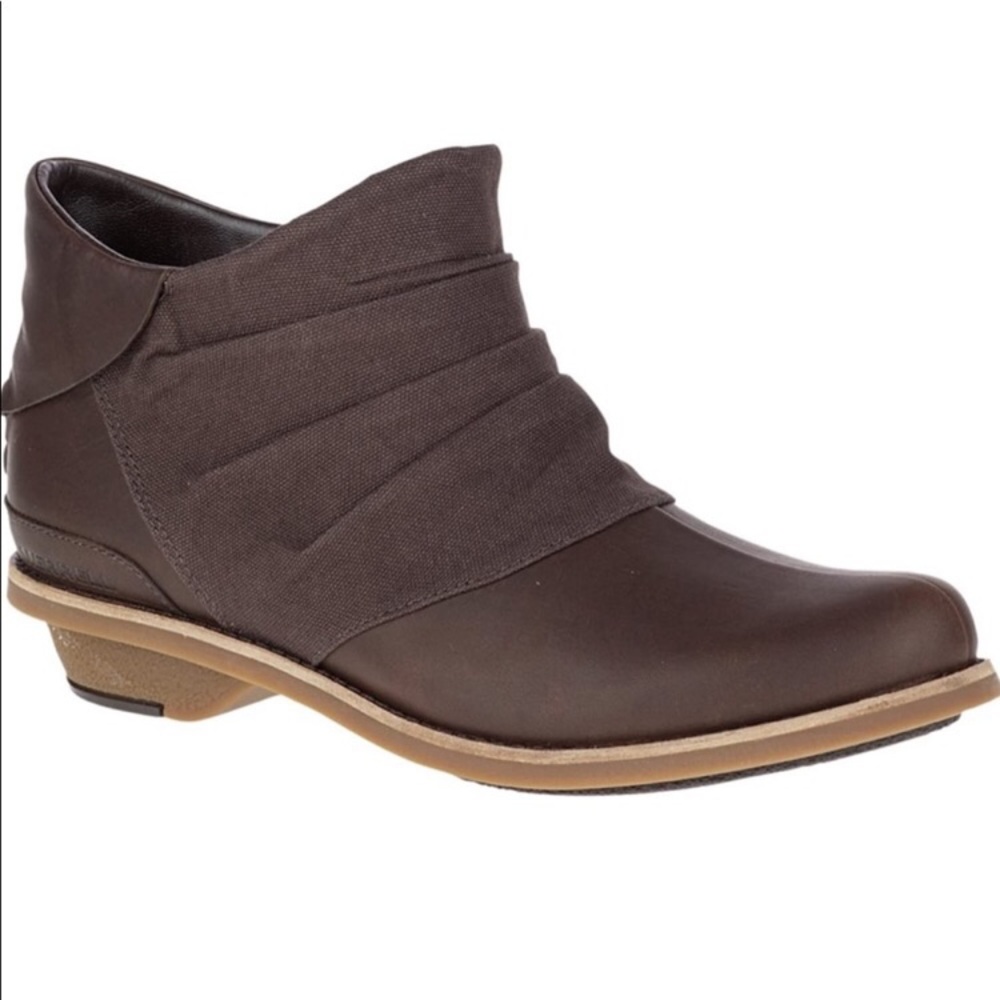 MERRELL Adaline bluff ankle booties bracken